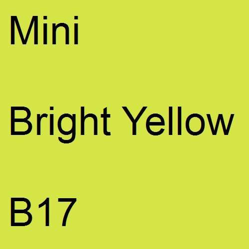 Mini, Bright Yellow, B17.